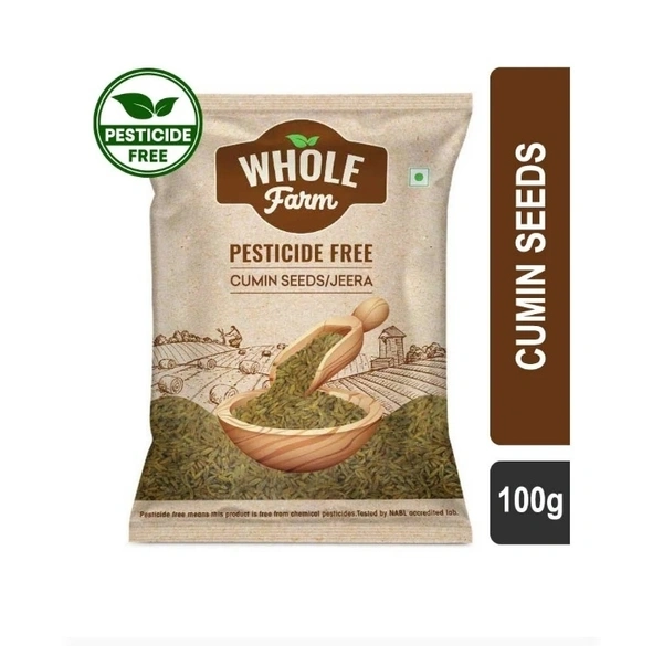 Whole Farm Pesticides Free Cumin Seeds /  Jeera 100gm