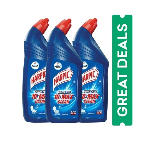 Harpic Toilet Cleaner 1literx3 Bottle