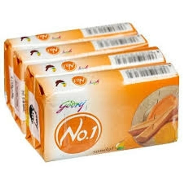 No.1 Sandal Soap - నెo.1 శాండల్ సోప్ - 100g- buy4 get 1free - set