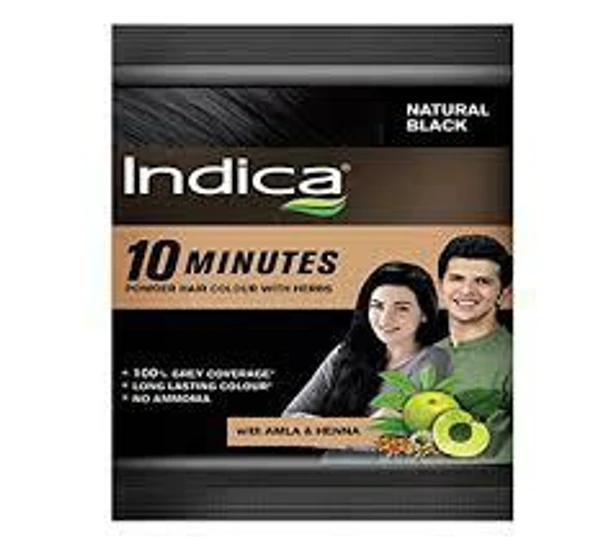 Indica 10min. Hair Dye - ఇండికా 10ని. హెయిర్ డై - 5g