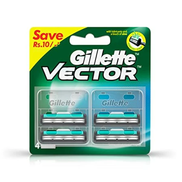 Gillette Vector Blades - జిల్లేట్ వెక్టర్ బ్లేడ్స్  - 4s