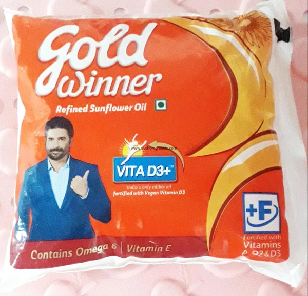 Gold Winner  SunFlower Oil 500 ml  - 500ml 