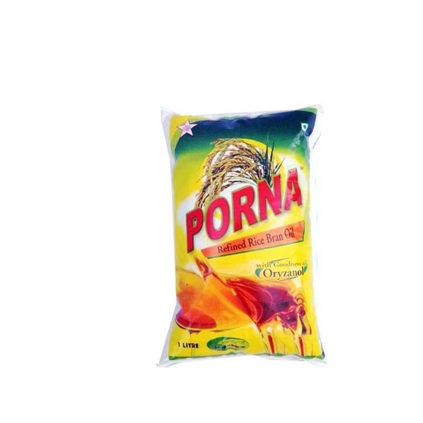 SKM POORNA  Poorna RICE BRAN OIL 1L  - 1liter 