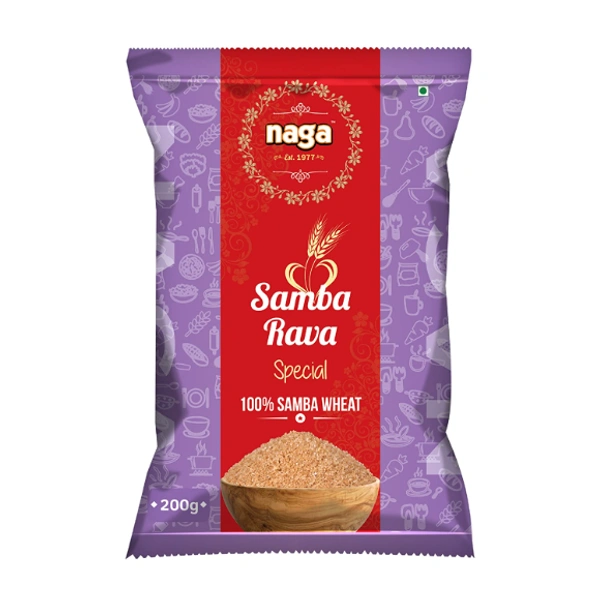 Naga Samba Rava - சம்பா ரவை - 200gm