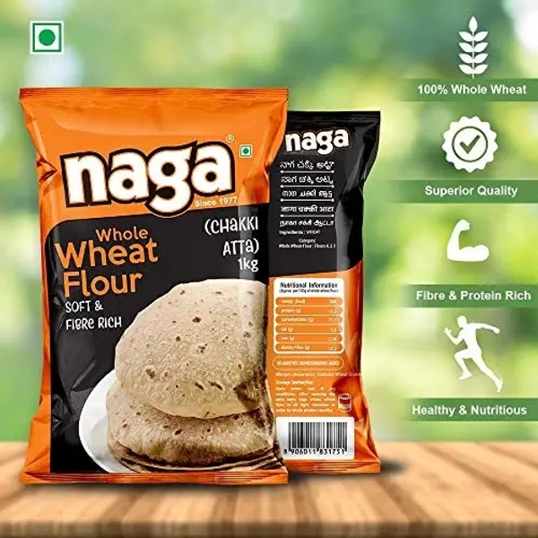 Naga Atta - நாகா கோதுமை மாவு - 500gm