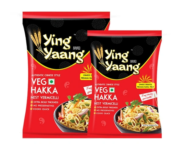 Ying Yaang Veg Hakka Noodles - ஹகஂகா நூடுல்ஸ் - 1Kg