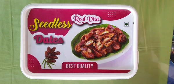 Real Seedless Box Dates - கொட்டை இல்லா பேரீட்சை - 500gm