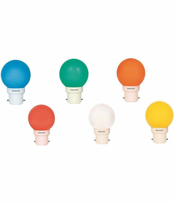 Phillips LED Night Bulb - நைட் பல்பு - White, Yellow, Green, Red, Pink & Blue, 0.5w