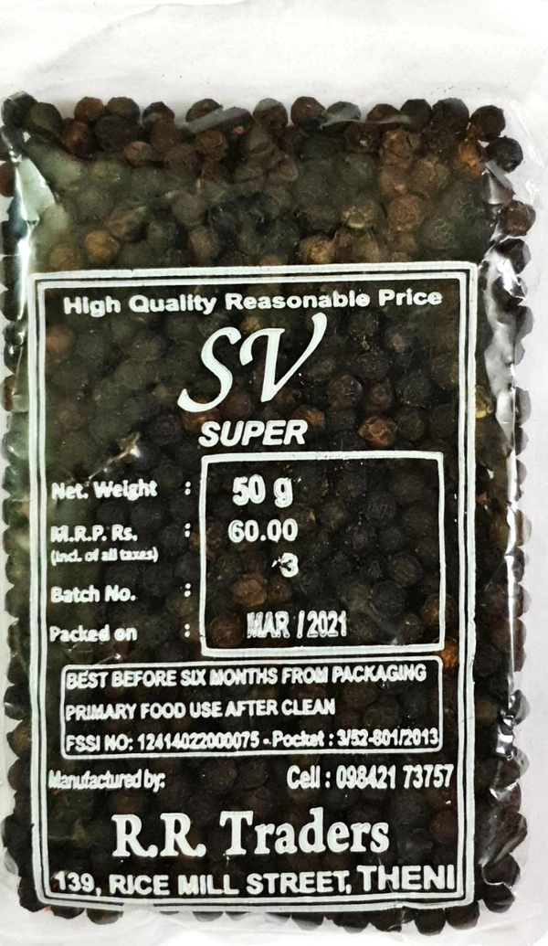 Pepper - மிளகு - 50gm