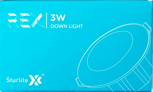 Sturlite LED Downlight - சீலிங் லைட் - White, Green, Blue, Red, 3w