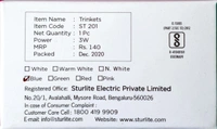 Sturlite LED Downlight - சீலிங் லைட் - White, Green, Blue, Red, 3w