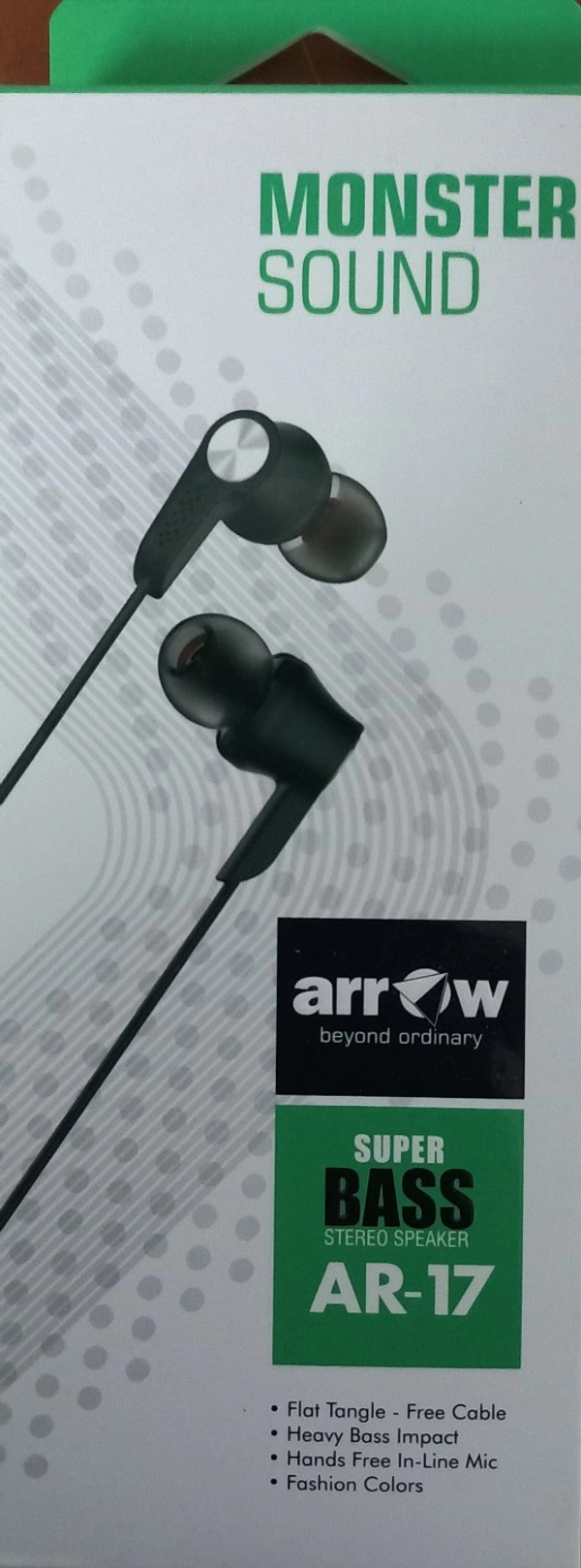Arrow Monster Sound AR-17 ஆரோ மூன்ஸ்டர் சவுண்டு - Black