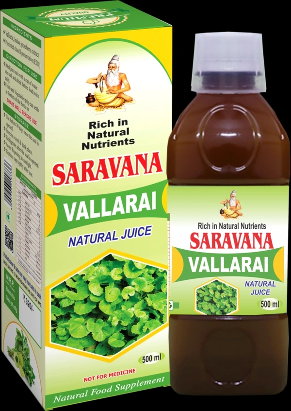 Saravana Vallarai Drink - வல்லாரை சாறு - 500ml