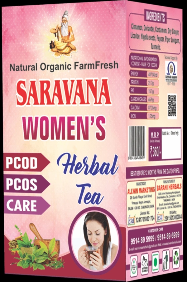Saravana Women's Tea - பெண்கள் மூலிகை  - 200gm