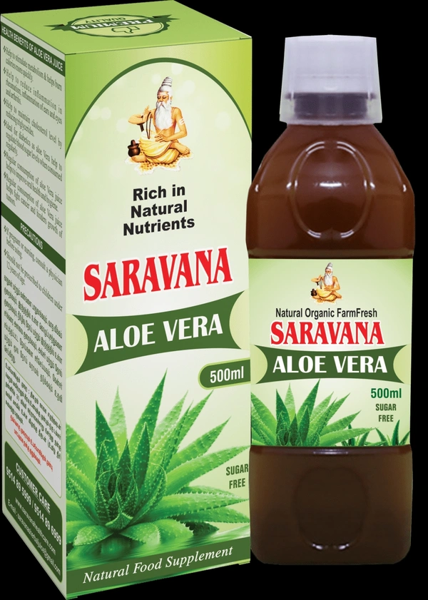 Saravana Aloe Vera - ஆலிவெரா சாறு - 500ml