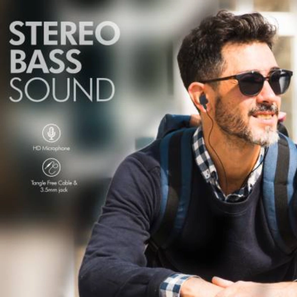 Inbase M5 Wired Headset   - BLACK