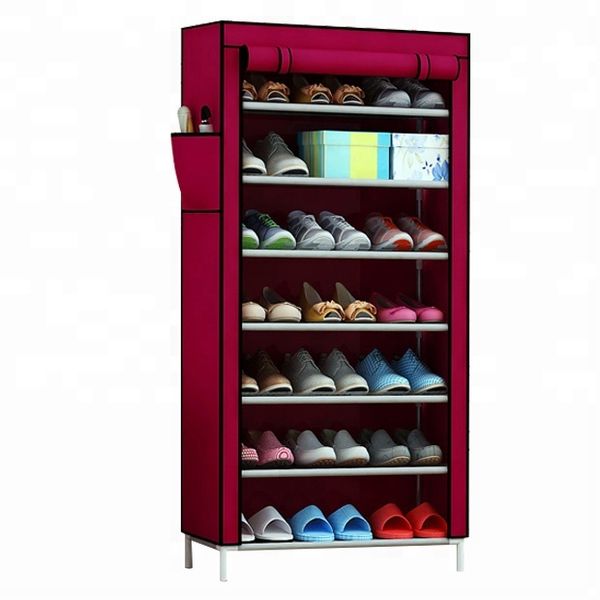 6 tier waterproof fabric DIY shoe storage cabinet