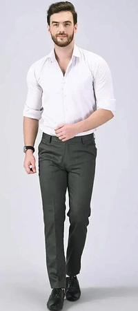 Oswal Mens Formal Trouser Pack OF2 Combo_BALENO_Black_Nevy_BB - 38, Baleno Black Navy