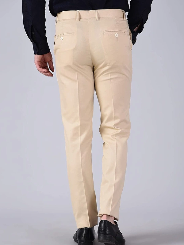 Oswal Mens Formal Trouser Pack OF2 Combo Baleno And White Coffee  - Baleno Black & White, 38
