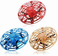 Flying Spinner UFO Drone Flying Toy, Infrared Induction Flying Drone with Lights for Kids, Teenagers, and Color