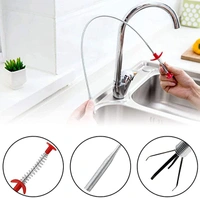 Stainless Steel Hair Catching Drain Cleaner Wire Spring Sink Cleaning