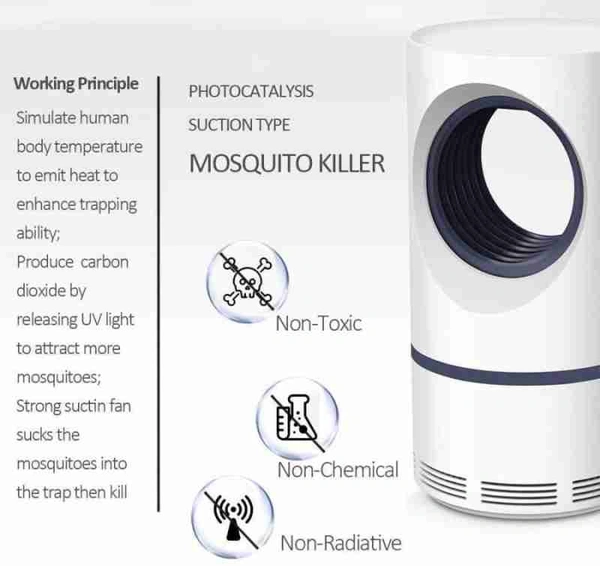 Electronic LED Mosquito Killer Machine Mosquito Killer Trap Lamp Mosquito Killer lamp for Home Electronic Fly Inhaler Mosquito Killer Lamp 