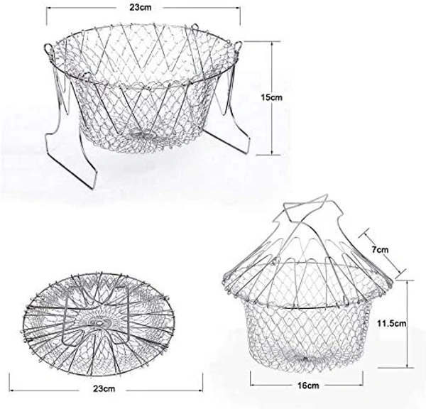 12 In 1 Deep Fryer Stenles Steel Bucket