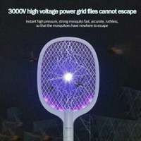 2-IN-1 Rechargeable Electric Swatter & Night Mosquito killing lamp