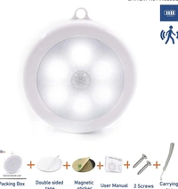 Rechargeable Operated LED Motion Sensor Wireless Wall Night Cold Light