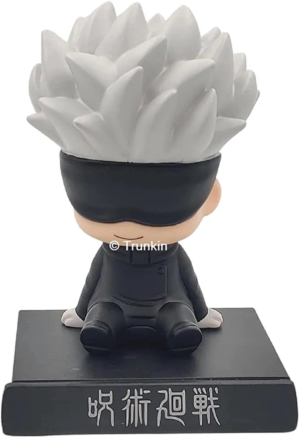Trunkin Polyester | Jujutsu Kaisen Gojo Satoru Bobblehead | Pvc Figurine | Model Anime Toys Bobble Head (Multicolor)
