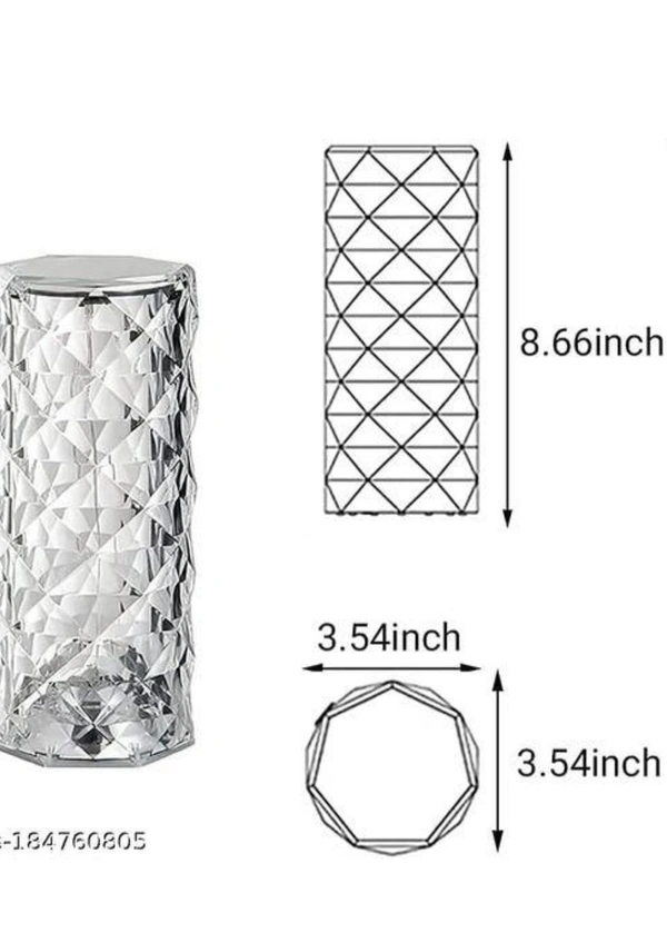 Crystal Lamp - White