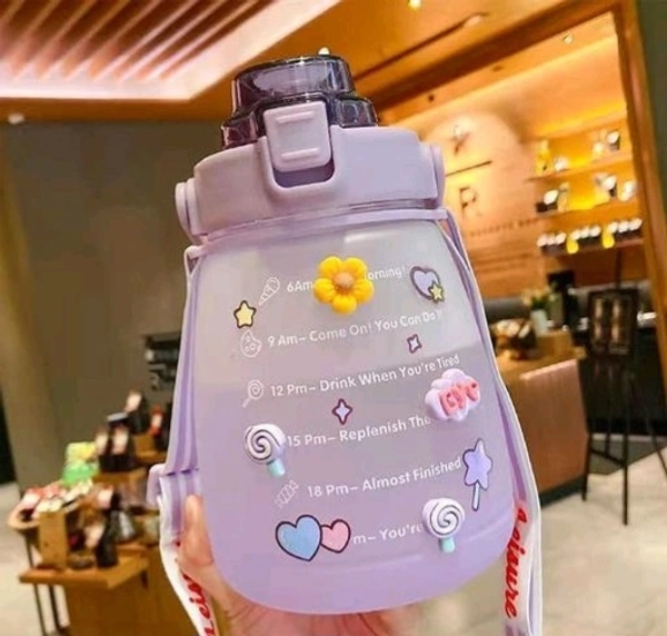 Bottle With Straw 1500 Ml 