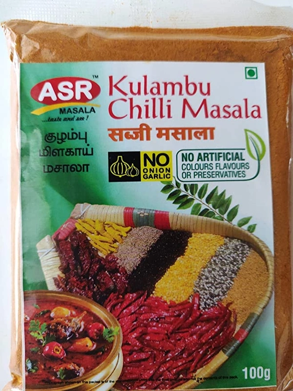 ASR KULAMBU CHILLI MASALA  100G