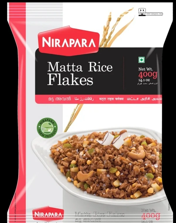  NIRAPARA | MATTA RICE FLAKES 400GMS