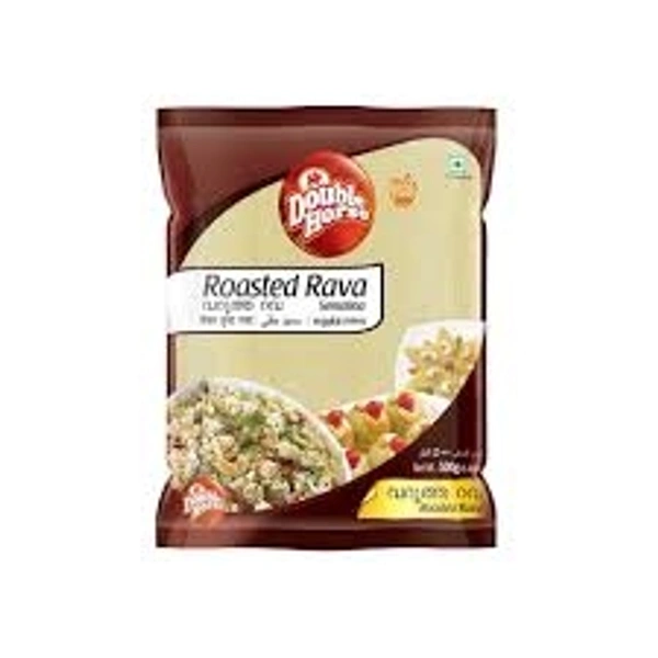 DOUBLE HORSE | ROASTED RAVA 500GMS