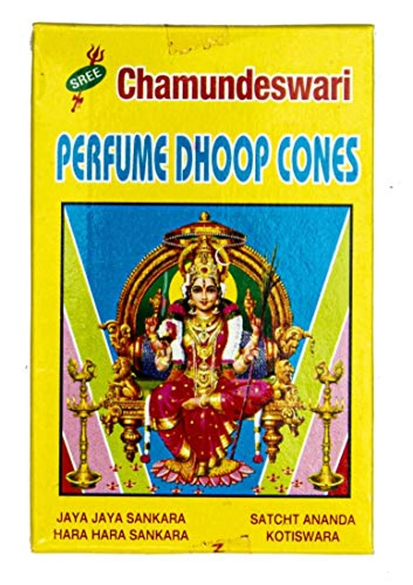 CHAMUNDESWARI PERFUME DHOOP CONES-10PCS
