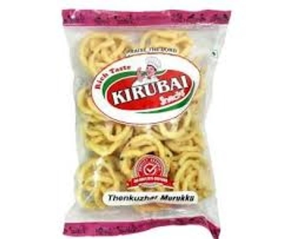 KIRUBAI SNACKS | THENKUZHAL MURUKKU 150GMS