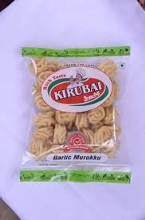 KIRUBAI SNACKS | GARLIC MURUKU 150GMS
