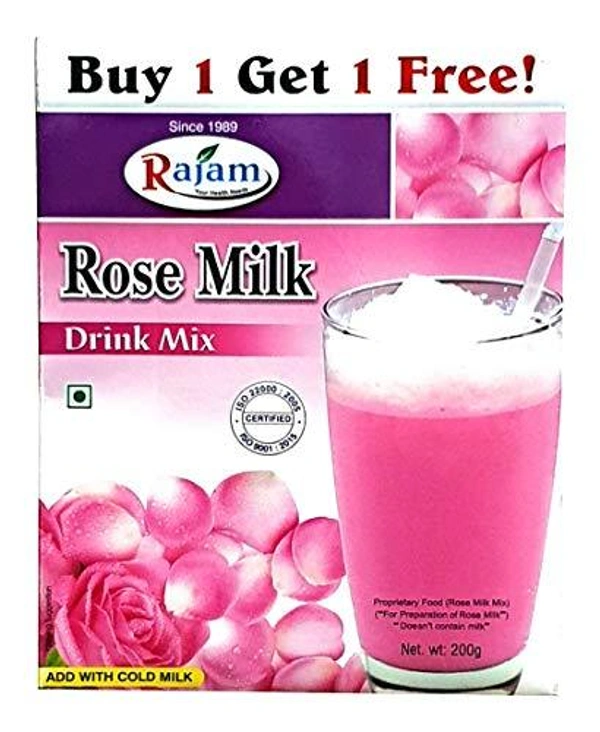 RAJAM ROSE MILK POWDER 200G 