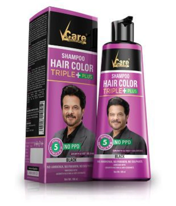 VCARE SHAMPOO HAIR COLOR TRIPLE +PLUS 180ml