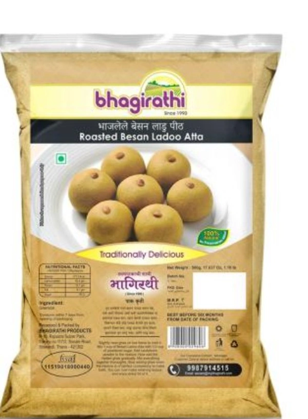 BHAGIRATHI ROASTED BESAN LADOO ATTA 500g 