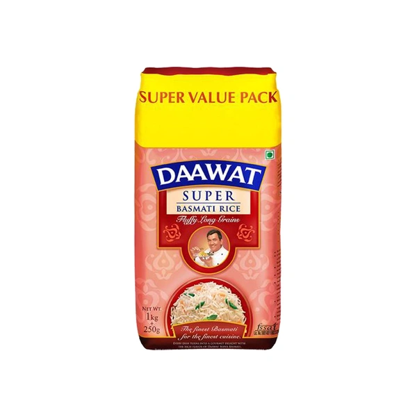 DAAWAT SUPER BASMATI RICE 1 KG
