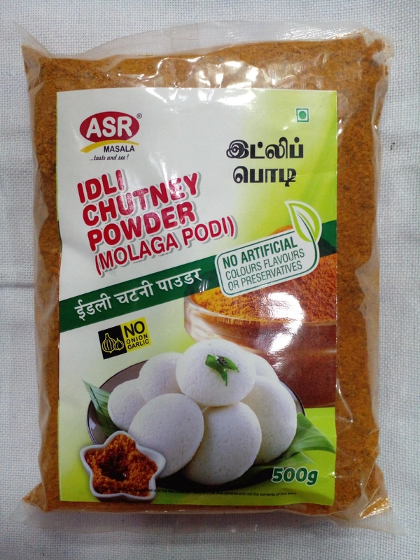ASR IDLI CHUTNEY POWDER 500G 