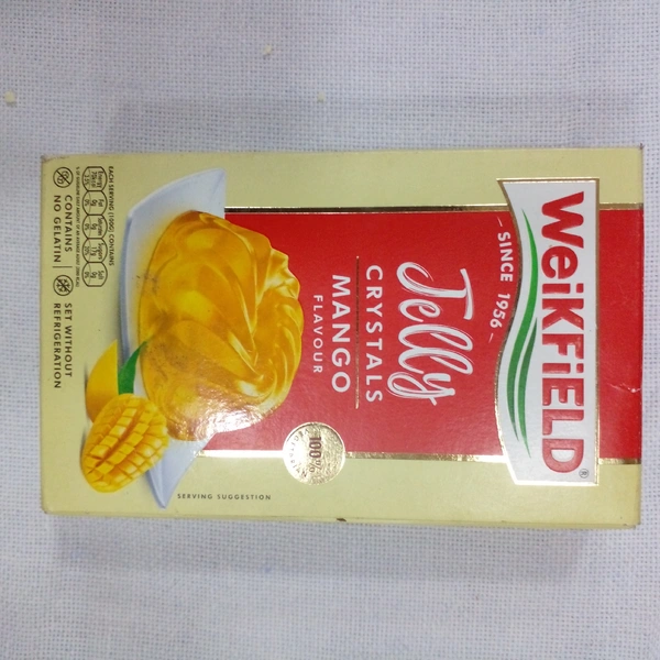 WEIKFIELD JELLY CRYSTALS MANGO FLAVOUR 90G