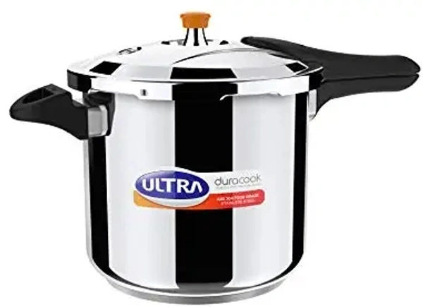 ULTRA DURACOOK STAINLESS STEEL PRESSURE COOKER 8LTR 