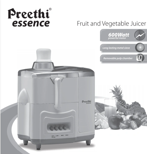 PREETHI ESSENCE FRUIT & VEGETABLE JUCIER 