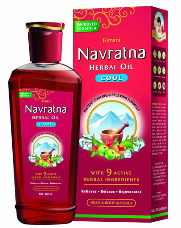 NAVRATNA AYURVEDIC OIL COOL 50ml