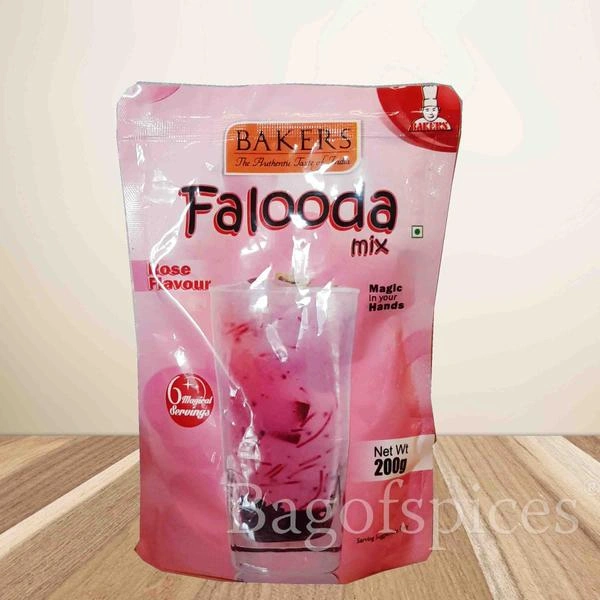 BAKERS falooda Mix Rose Flavour 200g