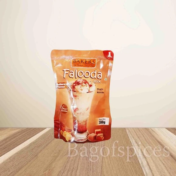 BAKERS falooda Mix Butterscotch Flavour 200g