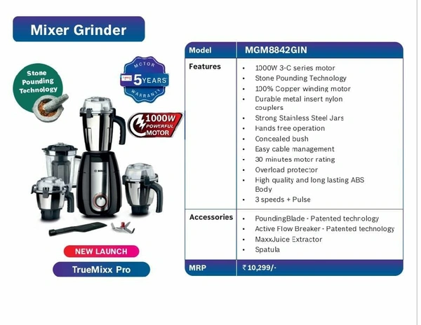 Bosch TrueMixx Pro MGM8842GIN